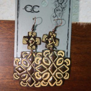 Cowboy Collection Pierced Earrings with Hypoallergenic Posts (Made in USA)